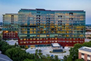 outside picture of a senior high-rise home