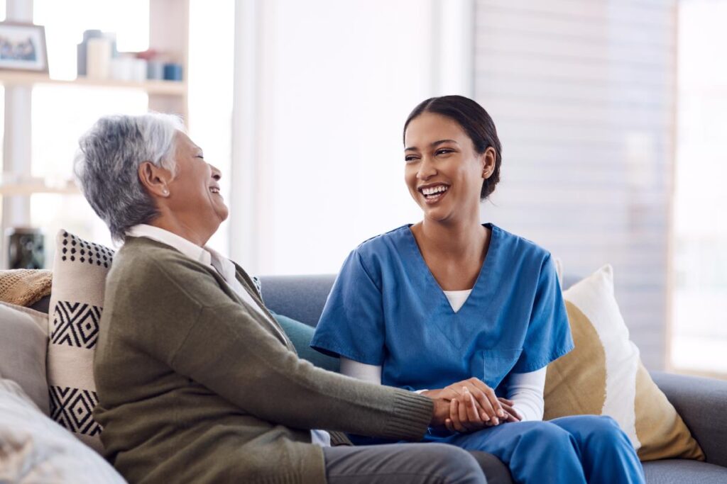 Women discussing the signs it's time for assisted living